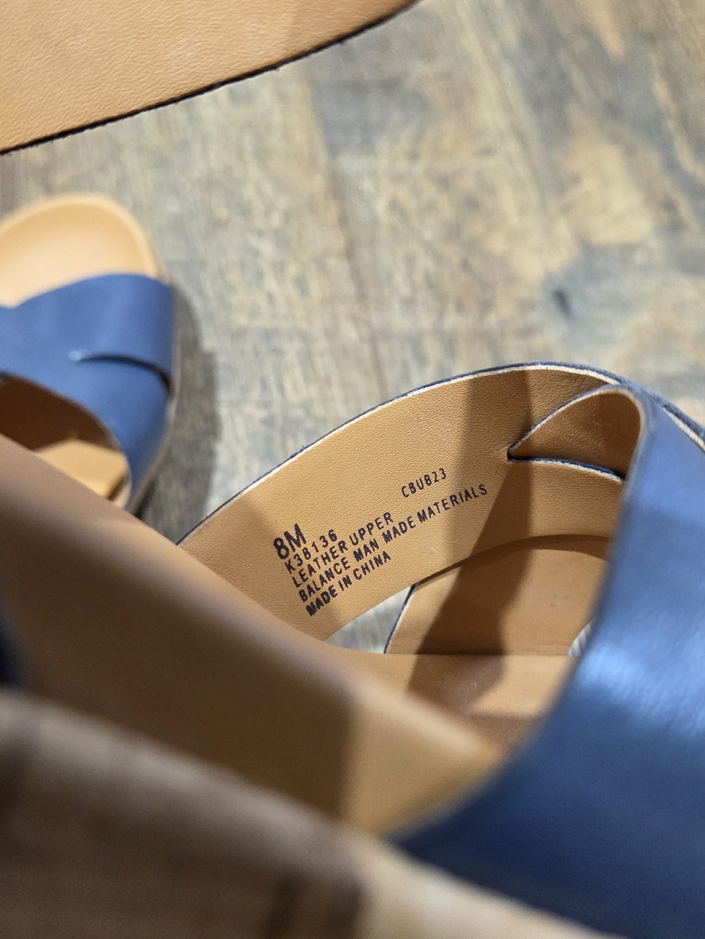 Kork-Ease Womens Blue Cork Wedge Sandals Size 8M - Picture 4 of 10